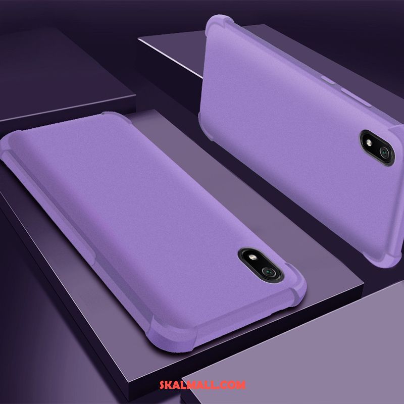 Xiaomi Redmi 7a Skal Fallskydd Purpur Nubuck Silikon Hängsmycken Till Salu