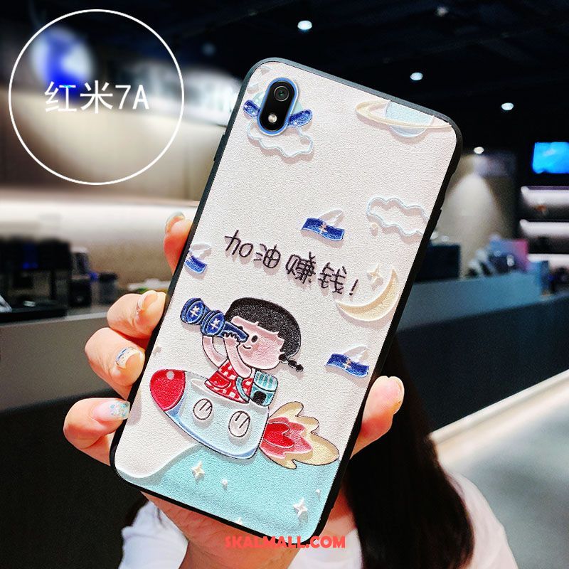 Xiaomi Redmi 7a Skal Mobil Telefon Silke Blå Fallskydd Silikon Till Salu