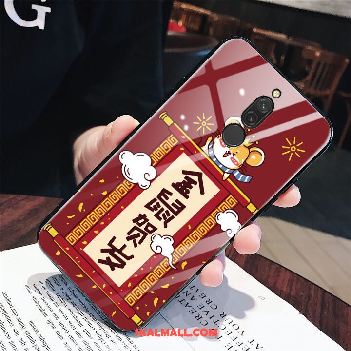 Xiaomi Redmi 8 Skal Tecknat Råtta All Inclusive Fallskydd Röd Fodral Billigt