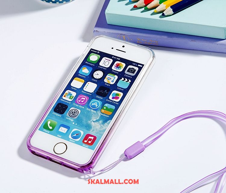 iPhone 5 / 5s Skal Mobil Telefon Gradient Mjuk Skydd Silikon Fodral Till Salu
