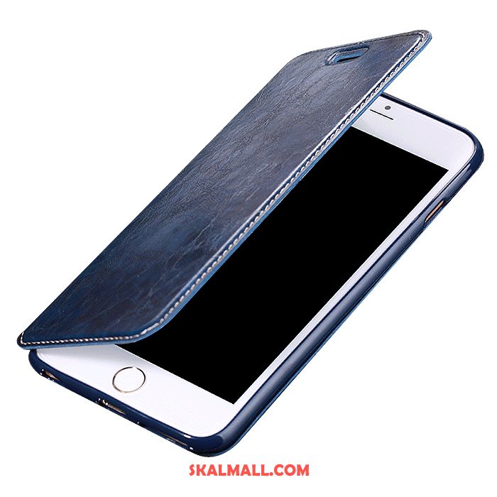 iPhone 8 Skal Läderfodral Fallskydd All Inclusive Slim Clamshell Till Salu