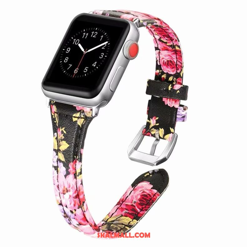 Apple Watch Series 1 Skal Bra Rosa Äkta Läder Billigt