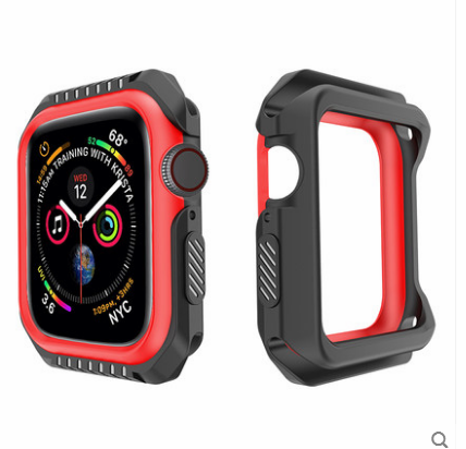 Apple Watch Series 1 Skal Silikon Fallskydd Blå Frame Fodral Köpa