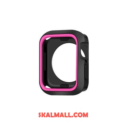 Apple Watch Series 2 Skal Mjuk Bicolor Fallskydd Svart Sport Fodral Billiga