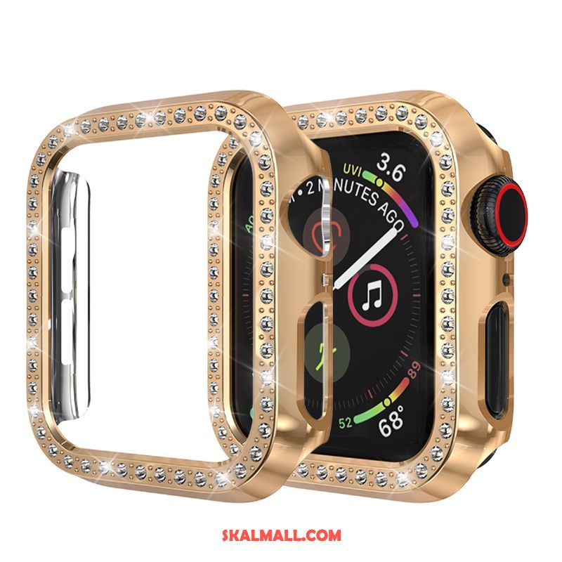 Apple Watch Series 2 Skal Skydd Guld Med Strass Fallskydd Billigt