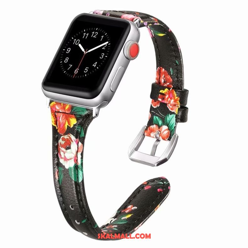 Apple Watch Series 3 Skal Bra Purpur Äkta Läder Köpa