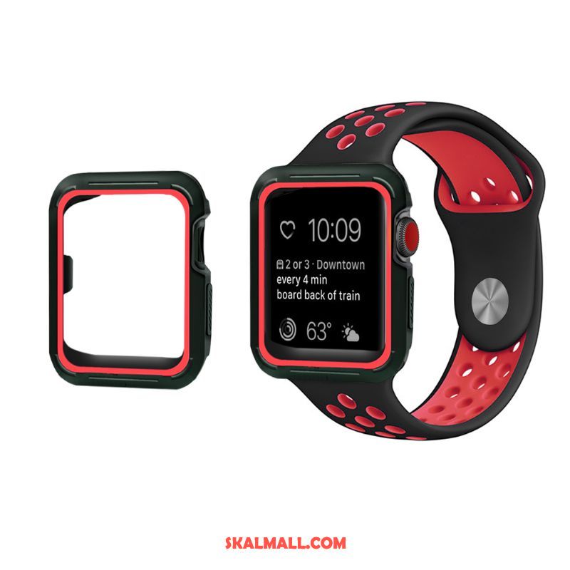 Apple Watch Series 3 Skal Fallskydd Purpur Silikon Rea