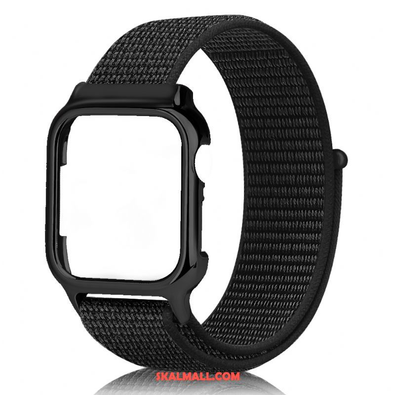 Apple Watch Series 3 Skal Kreativa Röd Nylon Svart Trend Fodral På Nätet