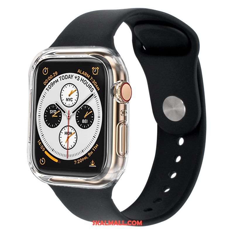 Apple Watch Series 3 Skal Skydd Bicolor Silikon Sport Svart Billig