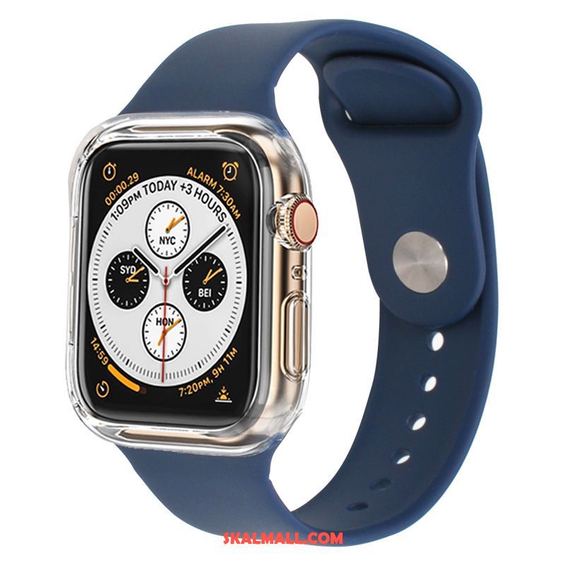 Apple Watch Series 3 Skal Skydd Bicolor Silikon Sport Svart Billig