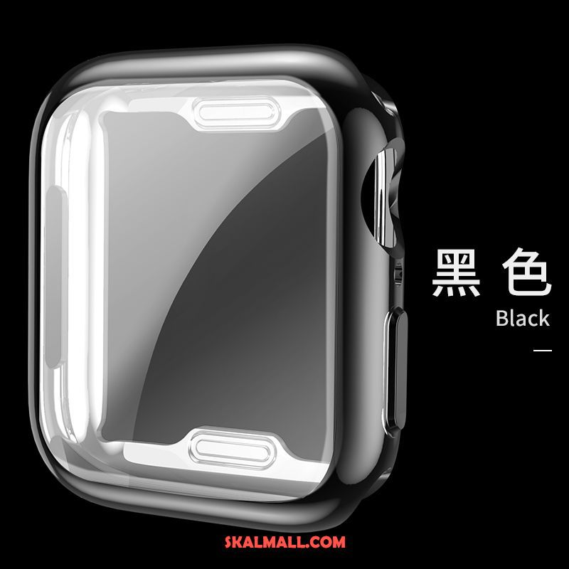 Apple Watch Series 4 Skal Plating Svart Skydd Mjuk All Inclusive Online