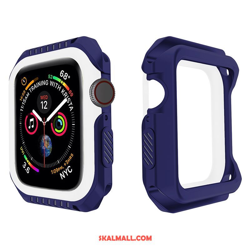 Apple Watch Series 4 Skal Sport Frame Tillbehör Bicolor Silikon Rabatt