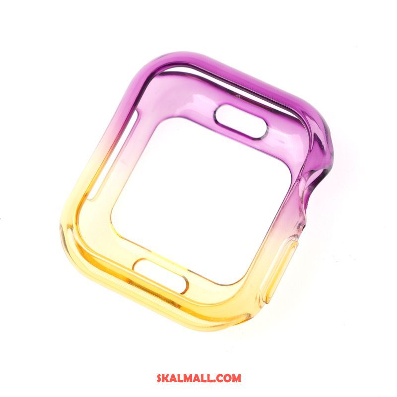 Apple Watch Series 5 Skal Gradient Fallskydd Blå Trend Transparent Billiga