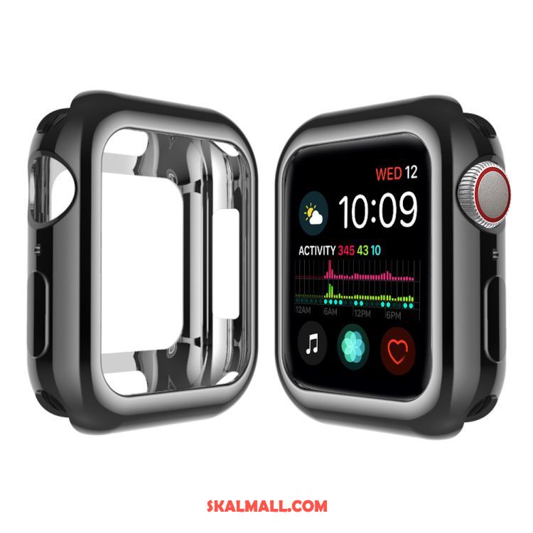 Apple Watch Series 5 Skal Hemming Skydd Rosa Mjuk Pu Billigt