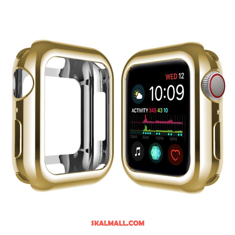 Apple Watch Series 5 Skal Hemming Skydd Rosa Mjuk Pu Billigt