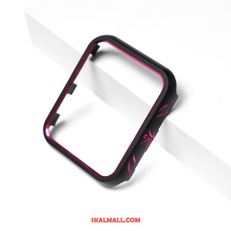 Apple Watch Series 5 Skal Med Strass Metall Rosa Fallskydd Billigt