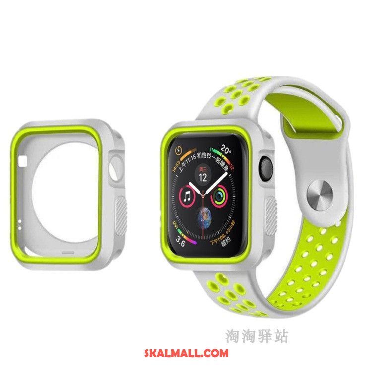 Apple Watch Series 5 Skal Mjuk Andningsbar Fallskydd Silikon Sport Fodral Billig