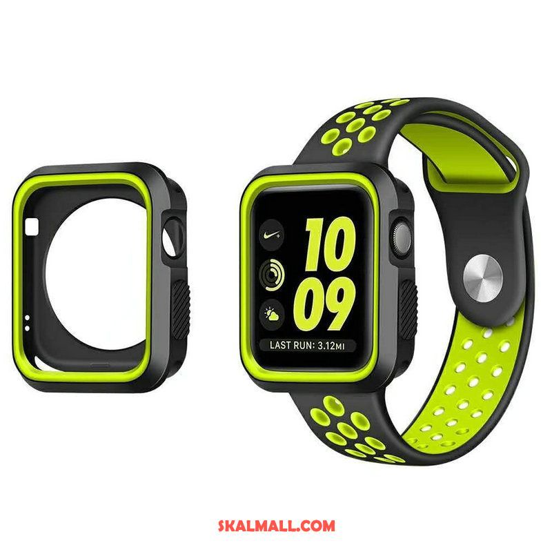 Apple Watch Series 5 Skal Vit Strålande Silikon Sport Skydd Billigt