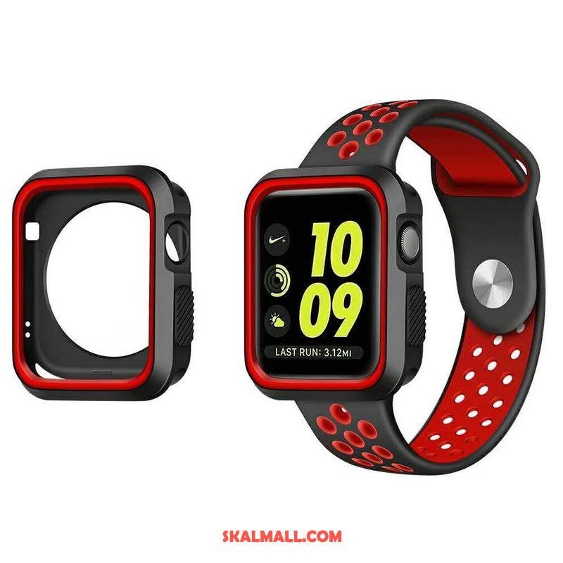 Apple Watch Series 5 Skal Vit Strålande Silikon Sport Skydd Billigt