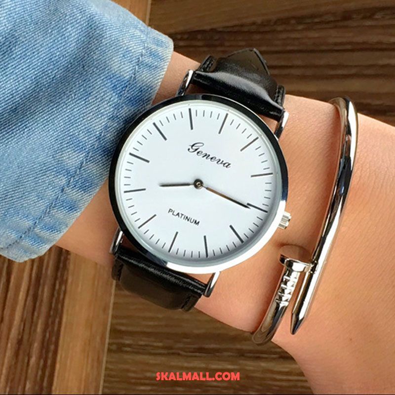 Armbandsur Dam Kvartsur Student Slim Enkel Kvinna Rea