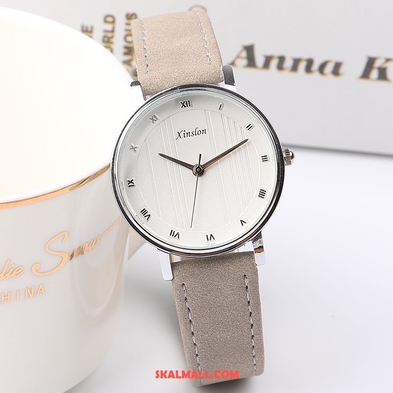 Armbandsur Dam Liten Bröstkorg Enkel Retro Blommor Elegant Köpa