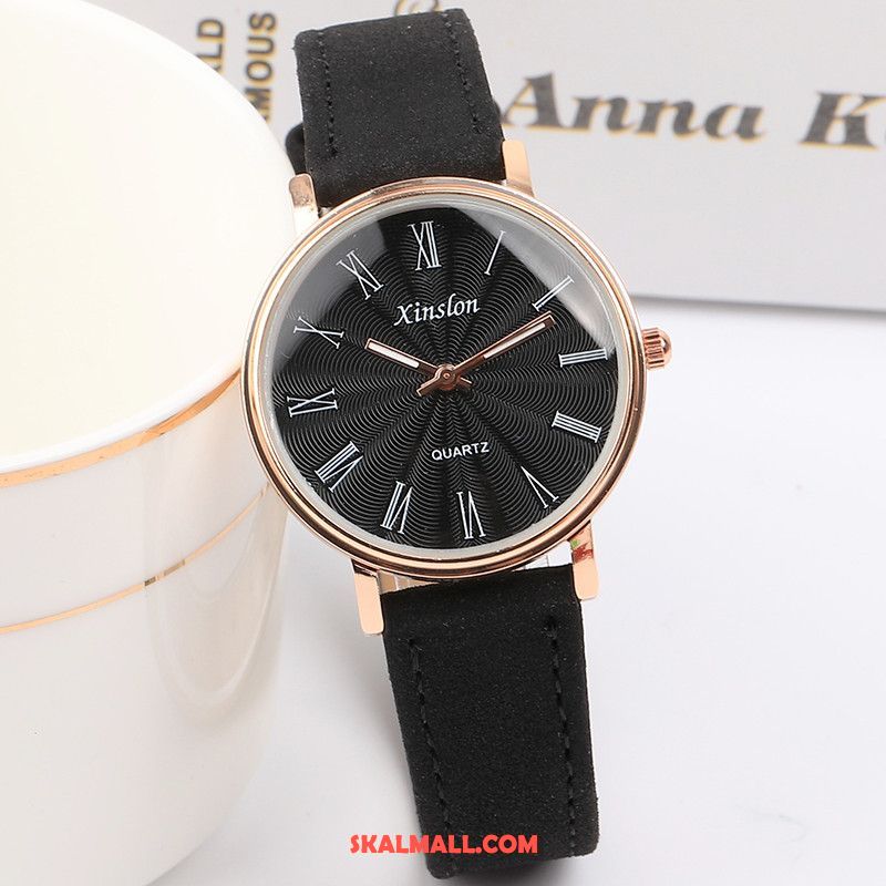 Armbandsur Dam Liten Bröstkorg Enkel Retro Blommor Elegant Köpa