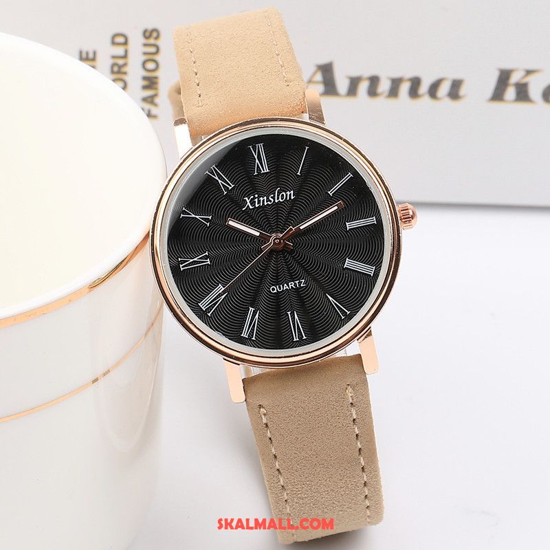 Armbandsur Dam Liten Bröstkorg Enkel Retro Blommor Elegant Köpa