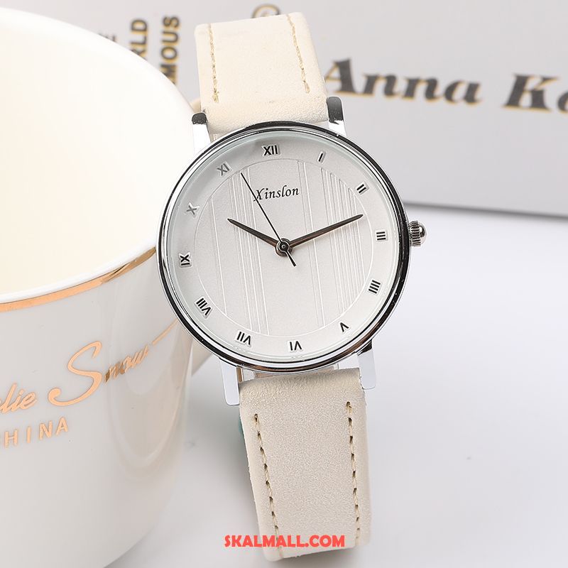 Armbandsur Dam Liten Bröstkorg Enkel Retro Blommor Elegant Köpa