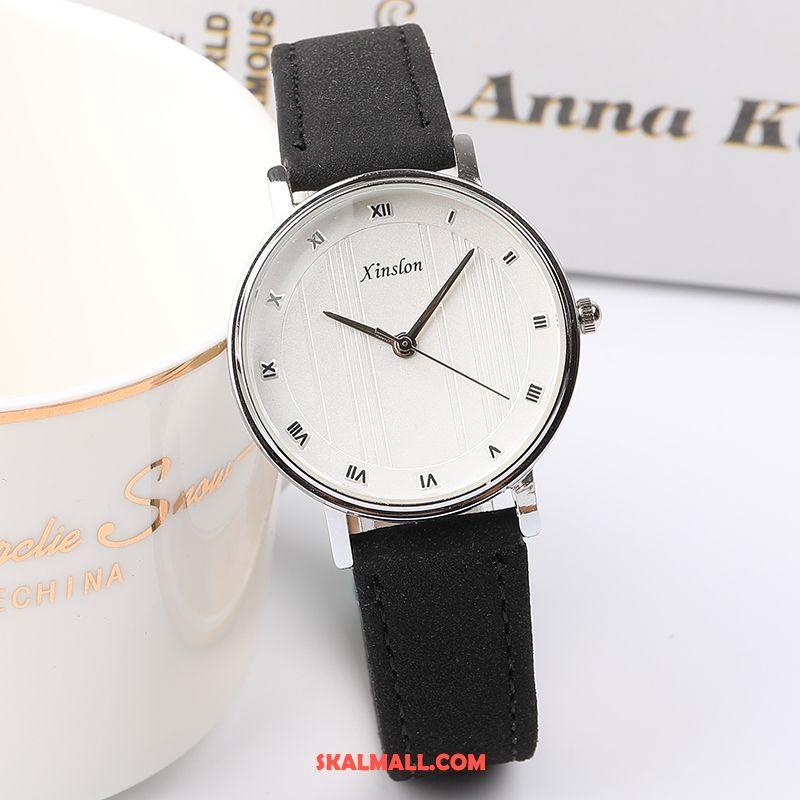 Armbandsur Dam Liten Bröstkorg Enkel Retro Blommor Elegant Köpa