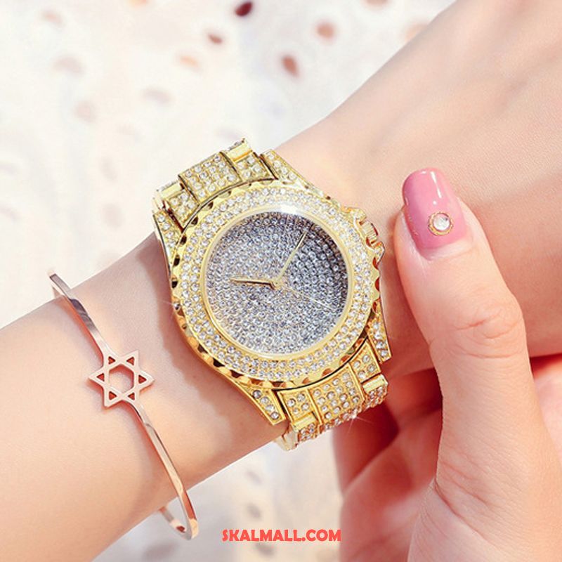 Armbandsur Dam Ny Kvinna Strass Lyx Student Butik