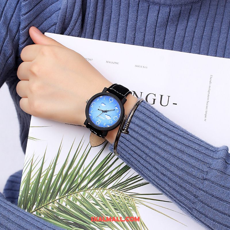 Armbandsur Dam Student Slim Par Casual Mode Till Salu