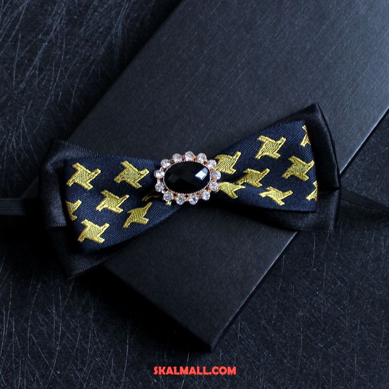Flugor Herr Fluga Brudgum Halsband Blomma Groomsmen Stil Billig
