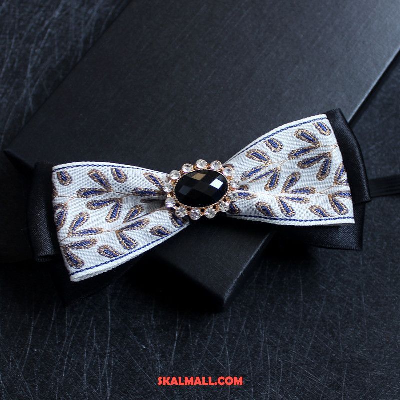 Flugor Herr Fluga Brudgum Halsband Blomma Groomsmen Stil Billig