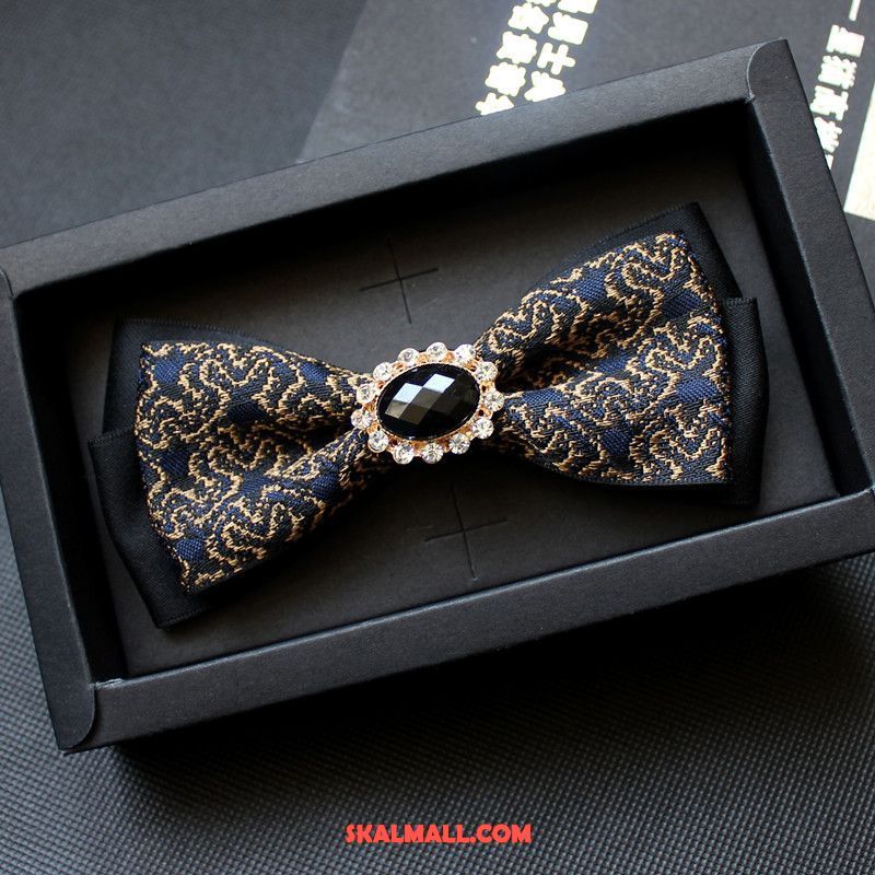 Flugor Herr Fluga Brudgum Halsband Blomma Groomsmen Stil Billig