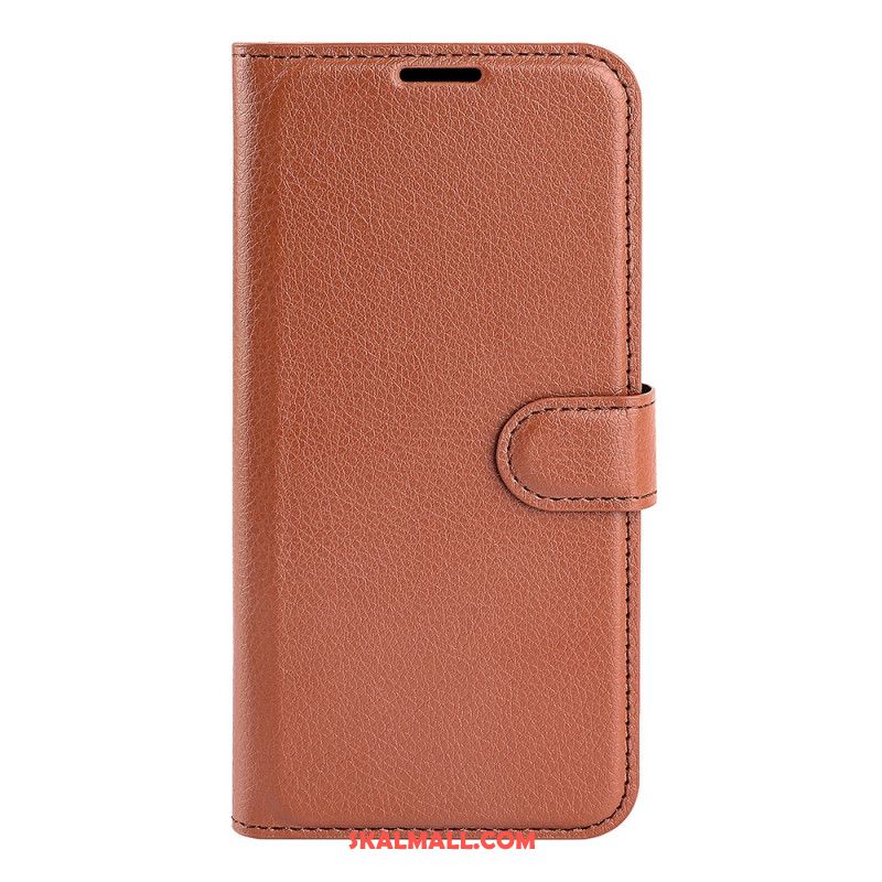 Fodral För Oppo Reno 11 5g Klassiskt Litchi Konstläder