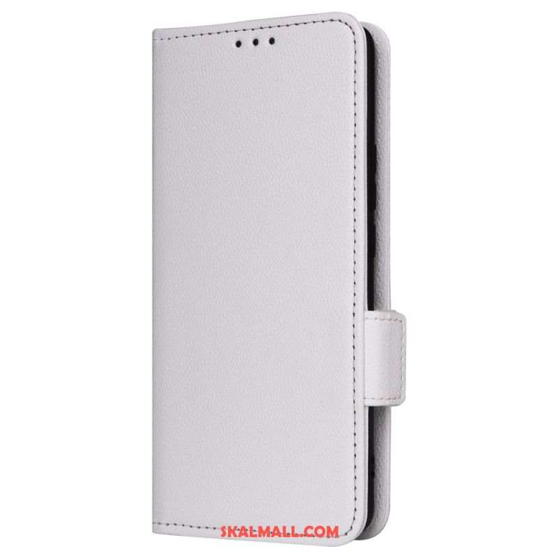 Fodral För Oppo Reno 11 5g Litchi Texture Med Rem