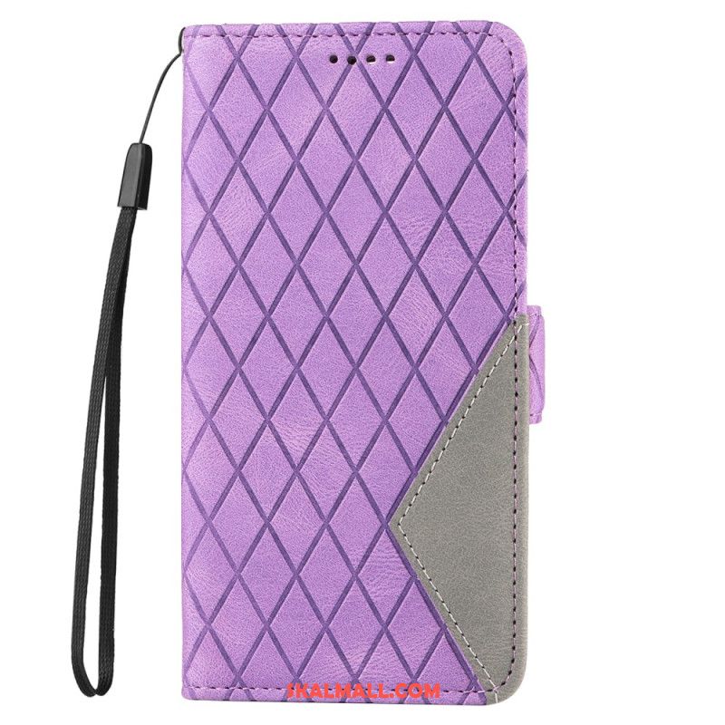 Fodral För Samsung Galaxy A16 5g Diamantbandsmönster