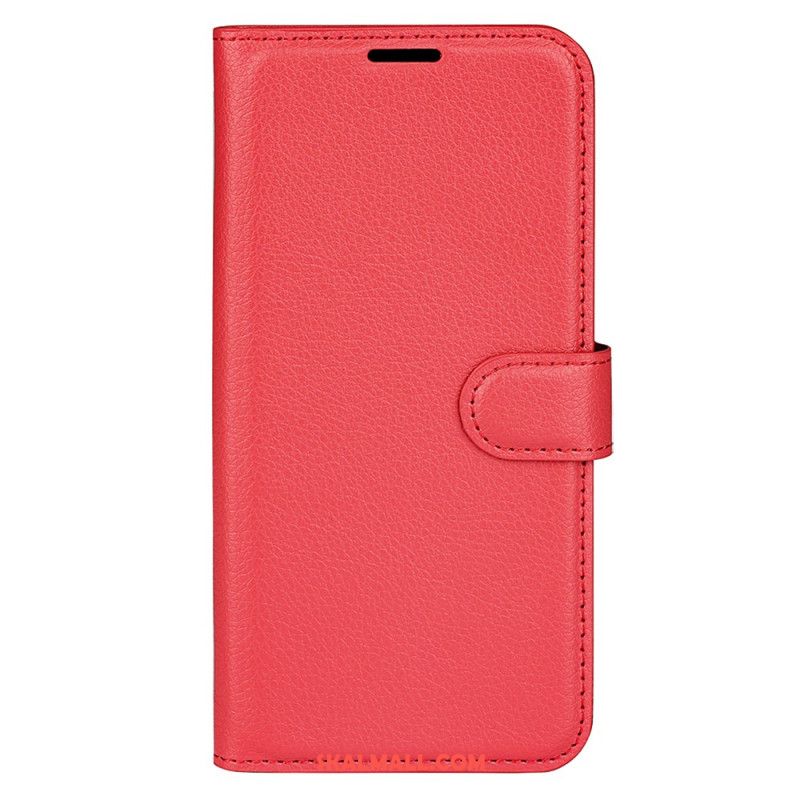 Fodral För Samsung Galaxy S24 Fe Litchi Konstläder