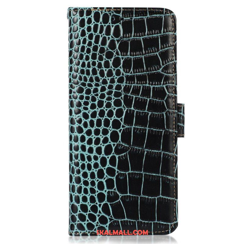 Fodral Huawei Mate 50 Pro Crocodile Style Rfid