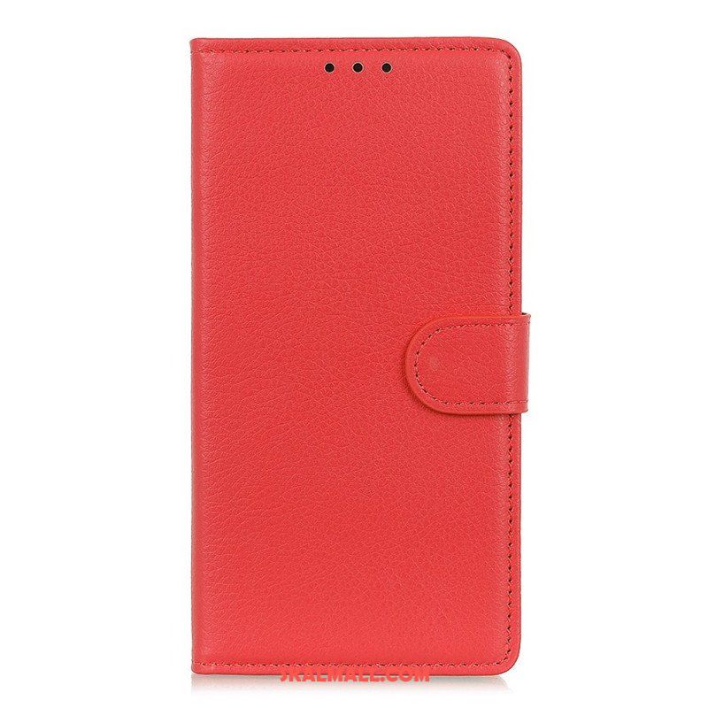 Fodral Moto G200 5G Traditionellt Litchi