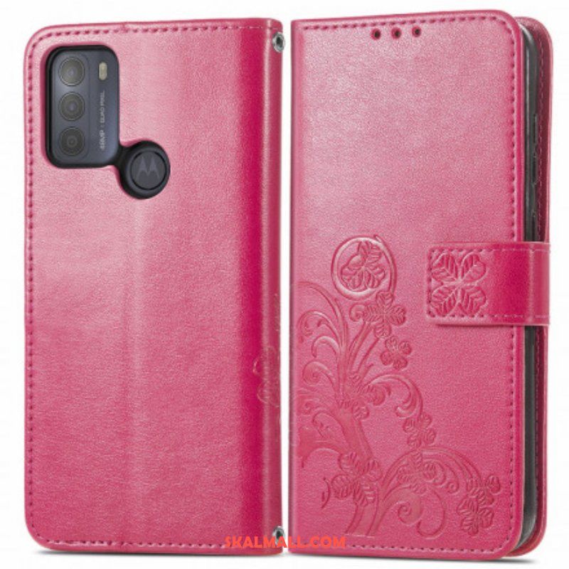 Fodral Moto G50 Asiatiska Blommor