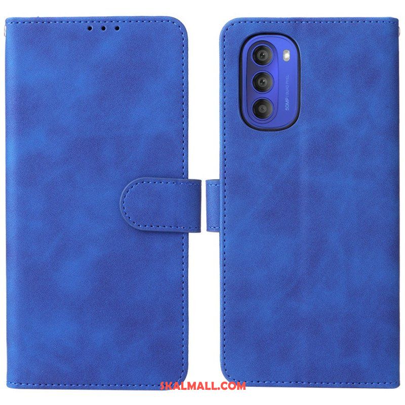 Fodral Moto G51 5G Vintage Skin-touch