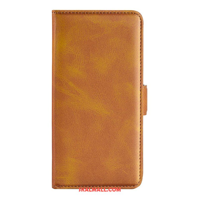 Fodral Moto G71 5G Folio-fodral Dubbel Klaff