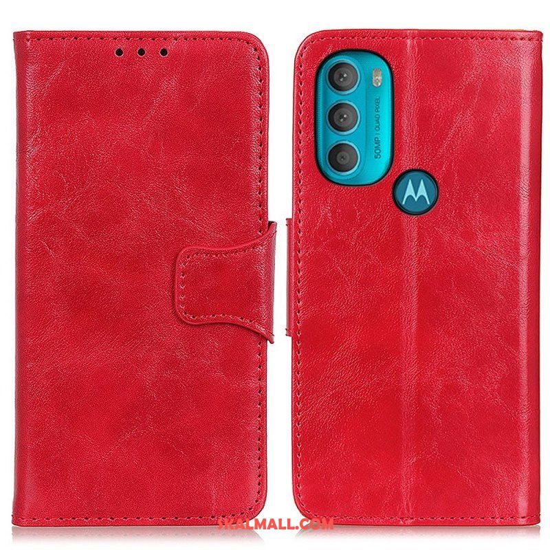 Fodral Moto G71 5G Folio-fodral Dubbelsidig Magnetisk Flik