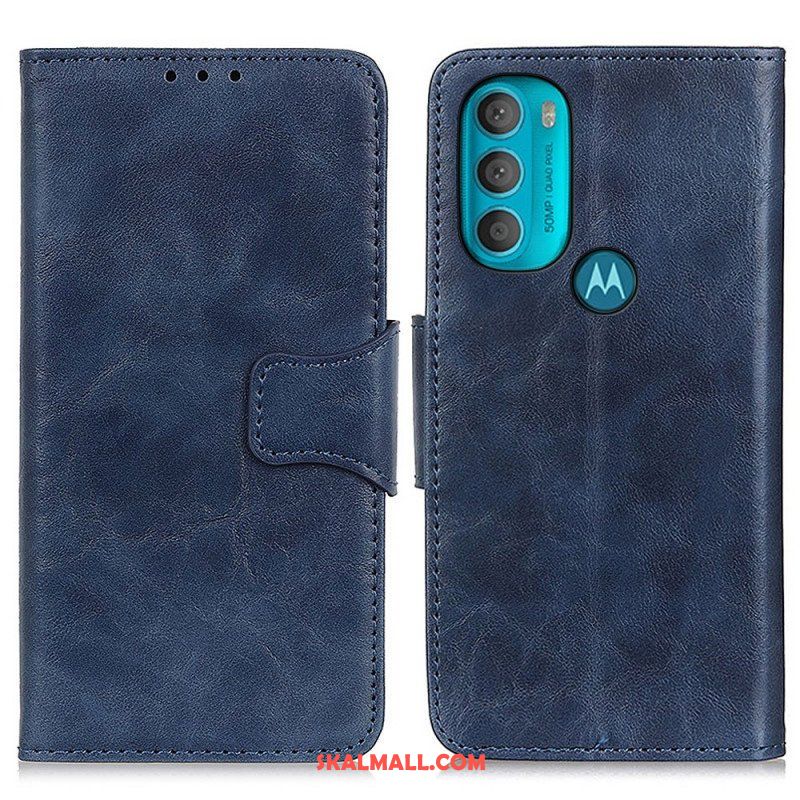 Fodral Moto G71 5G Folio-fodral Dubbelsidig Magnetisk Flik