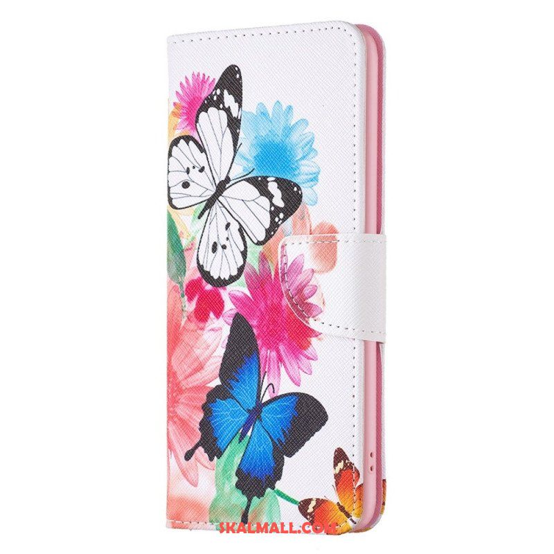 Fodral OnePlus 10 Pro 5G Akvarell Fjärilar