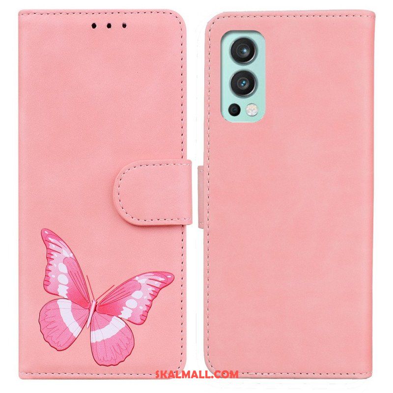 Fodral OnePlus Nord 2 5G Skin-touch Butterfly