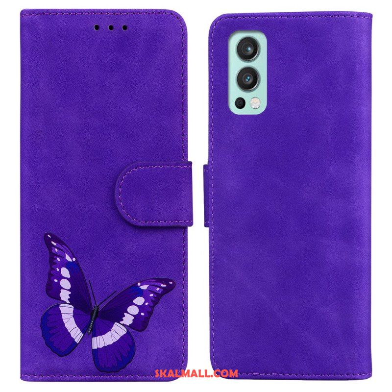 Fodral OnePlus Nord 2 5G Skin-touch Butterfly