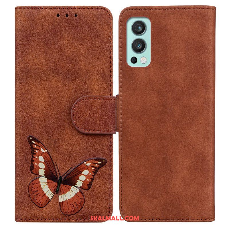 Fodral OnePlus Nord 2 5G Skin-touch Butterfly