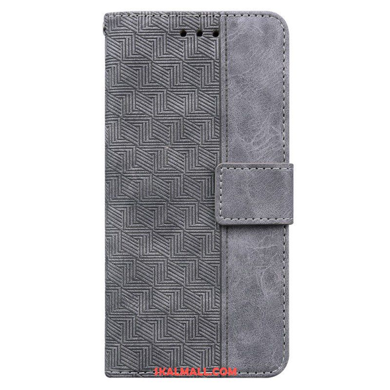 Fodral OnePlus Nord CE 2 5G Faux Lädersömmar